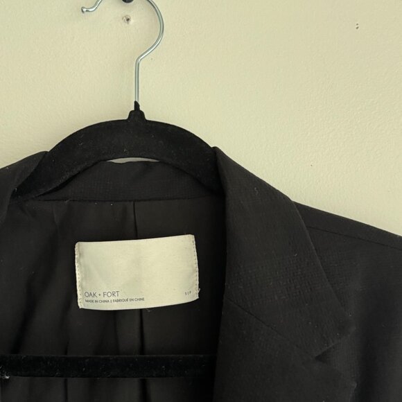 Oak + Fort Oversized Blazer - Picture 4 of 5